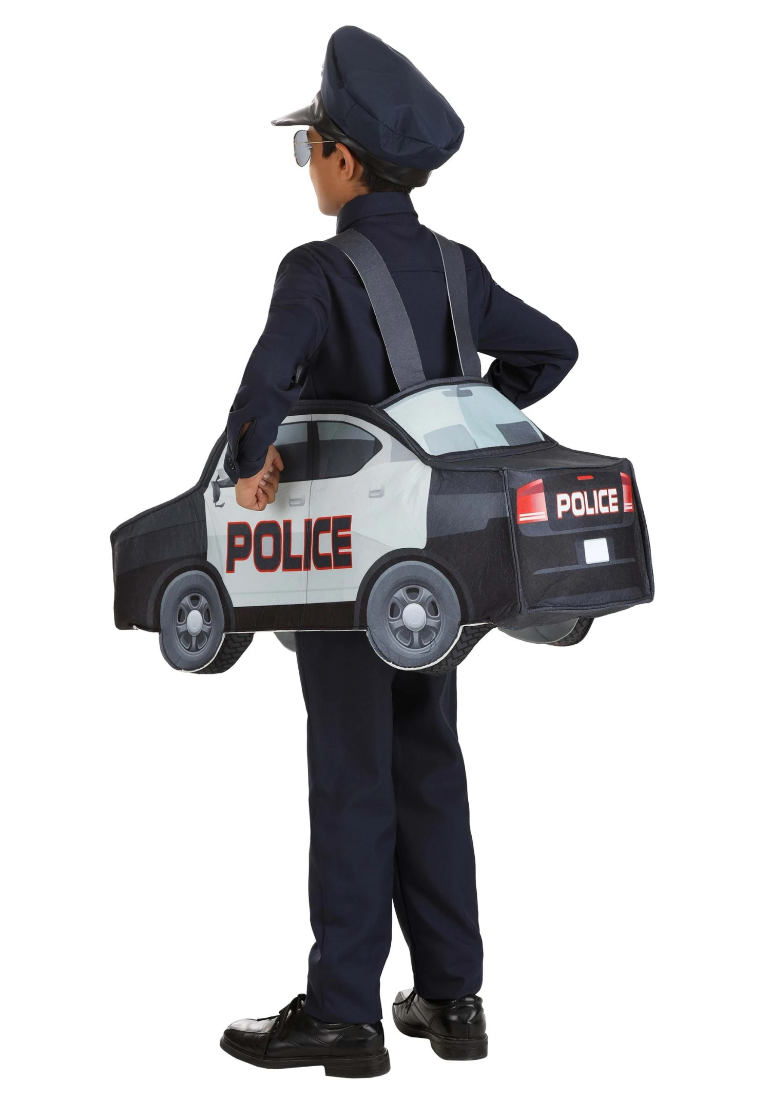 Ride In Police Car Costume For Kids 2 Ride In Police Car Costume For Kids - Image 2