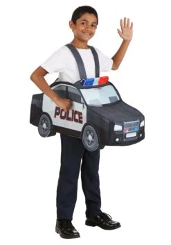 Ride In Police Car Costume For Kids 7 Ride In Police Car Costume For Kids -Halloween Night Deals Store child police car costume alt 2