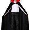 Child's Red Collar Vampire Cloak Costume