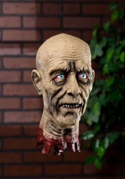 Decapitated Old Man Head Halloween Decoration -Halloween Night Deals Store decapitated old man head alt 3