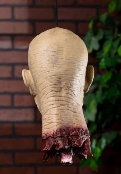 Decapitated Old Man Head Halloween Decoration -Halloween Night Deals Store decapitated old man head alt 4