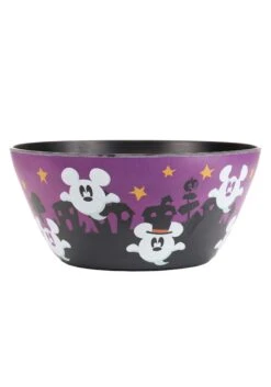 Disney Mickey Ghost Black Bamboo Tossed Salad Bowl -Halloween Night Deals Store dis mickey tossed ghost black bamboo salad bowl alt 2