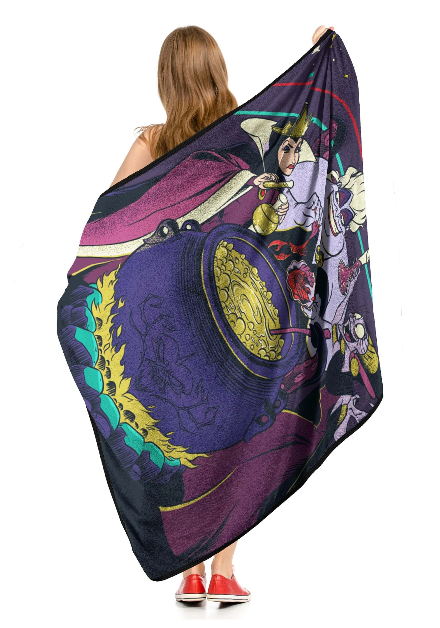 Disney Villains Cooking Up Some Trouble Micro Raschel Throw Blanket 2 Disney Villains Cooking Up Some Trouble Micro Raschel Throw Blanket - Image 2