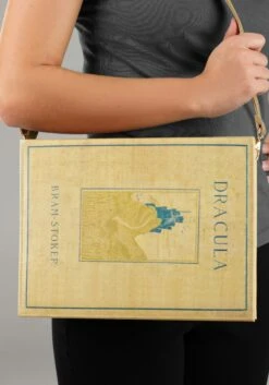 Dracula Book Shaped Bag -Halloween Night Deals Store dracula book bag alt 2