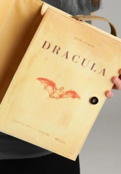 Dracula Book Shaped Bag -Halloween Night Deals Store dracula book bag alt 4