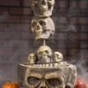 Foam Skull Pillar Decoration