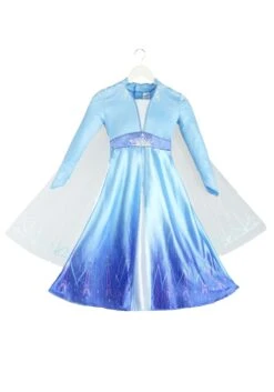 Deluxe Disney Frozen 2 Girls Elsa Costume -Halloween Night Deals Store frozen 2 girls elsa deluxe costume alt 4
