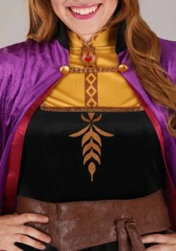 Disguise Deluxe Frozen 2 Anna Costume For Women -Halloween Night Deals Store frozen 2 womens anna deluxe costume alt 2