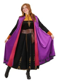 Disguise Deluxe Frozen 2 Anna Costume For Women -Halloween Night Deals Store frozen 2 womens anna deluxe costume alt 3