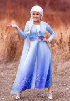 Disguise Deluxe Disney Frozen 2 Elsa Women's Costume -Halloween Night Deals Store frozen 2 womens elsa deluxe costume alt 4
