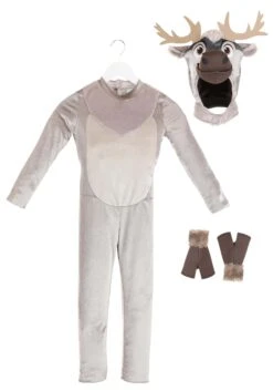 Disney Frozen Toddler/Kid's Sven Costume For Boys 13 Disney Frozen Toddler/Kid's Sven Costume For Boys -Halloween Night Deals Store frozen child sven costume alt 6