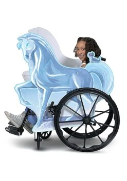 Disguise Adaptive Frozen Ice Nokk Wheelchair Cover Costume -Halloween Night Deals Store frozen ice nokk adaptive wheelchair cover alt 2