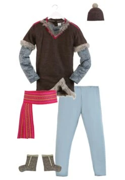 Disguise Deluxe Frozen Kristoff Men's Costume -Halloween Night Deals Store frozen kristoff deluxe adult costume alt 8