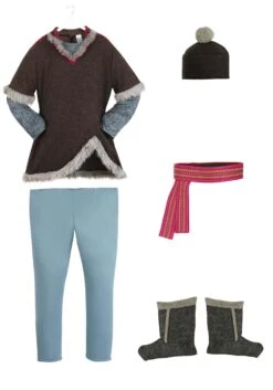 Disguise Plus Size Deluxe Frozen Kristoff Costume -Halloween Night Deals Store frozen kristoff plus size deluxe adult costume alt 8