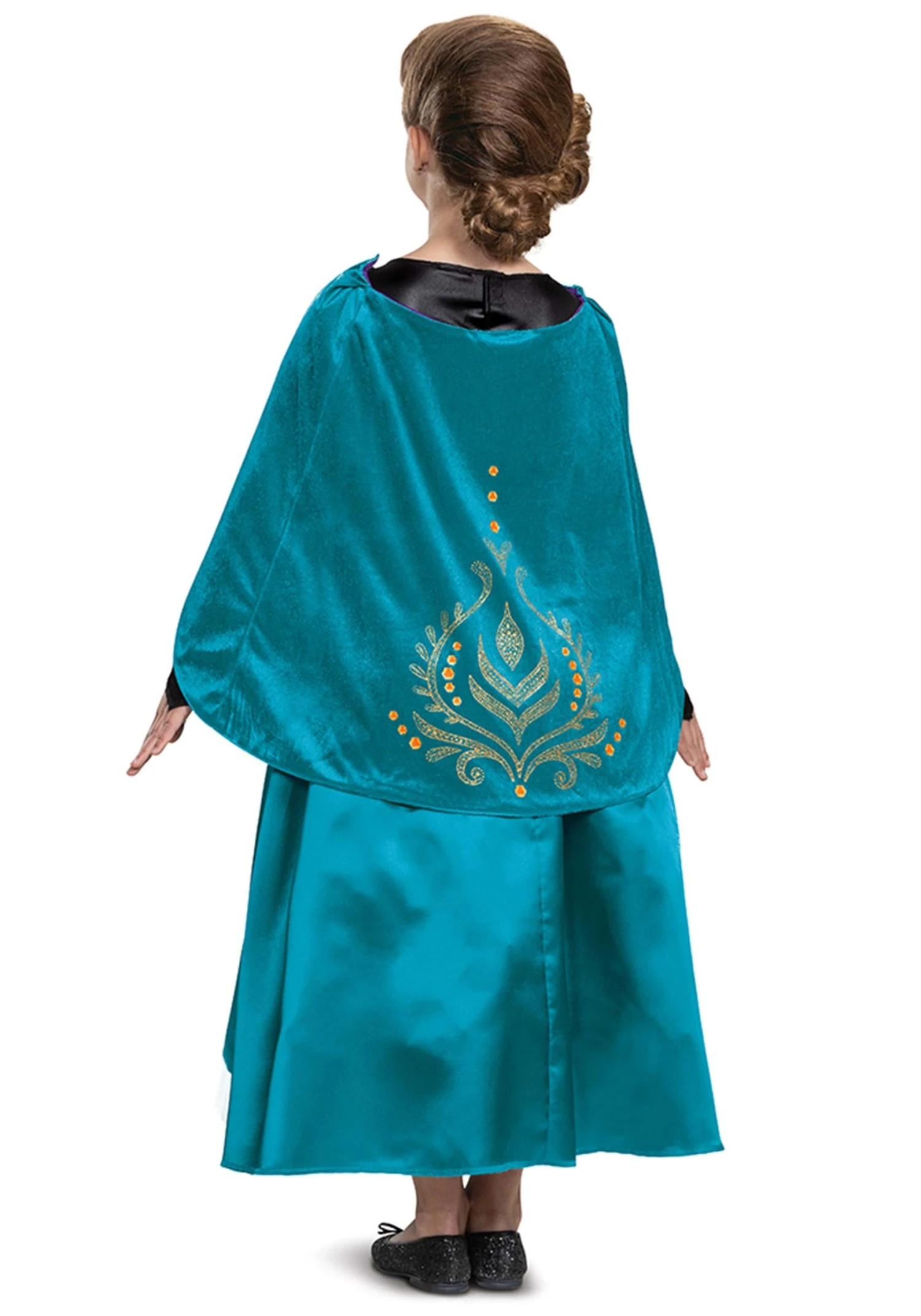 Disguise Frozen Queen Anna Deluxe Girls Costume 2 Disguise Frozen Queen Anna Deluxe Girls Costume - Image 2