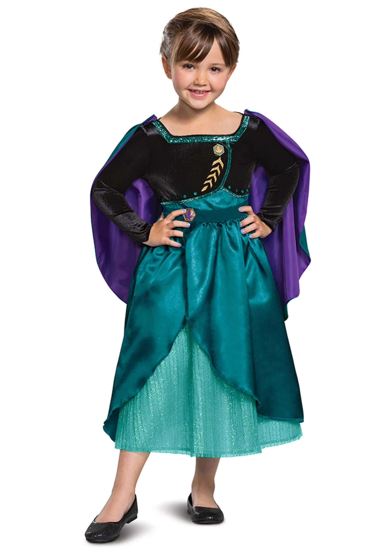 Disguise Frozen Queen Anna Deluxe Girls Costume 1 Disguise Frozen Queen Anna Deluxe Girls Costume