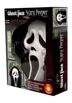 Fun World Ghost Face Window Peeper Decoration -Halloween Night Deals Store ghost face window peeper alt 3