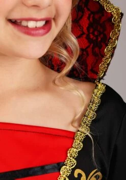 Girl's Classic Vampire Costume Dress 8 Girl's Classic Vampire Costume Dress -Halloween Night Deals Store girls classic vampire costume alt 3