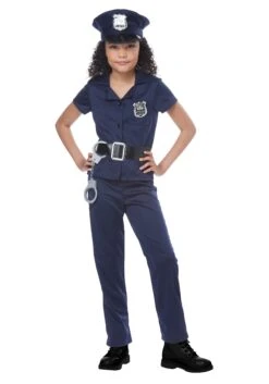 Cool Cop Girl's Costume