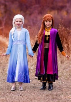 Disguise Frozen 2 Girls Elsa Wig -Halloween Night Deals Store girls frozen 2 elsa wig alt3