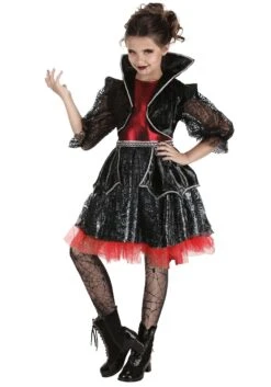 Gothic Vampire Girl's Costume
