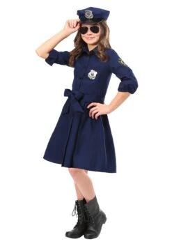 Helpful Police Officer Costume Dress For Girls