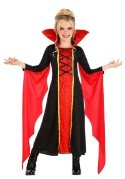 Girl's Queen Vampire Costume Dress