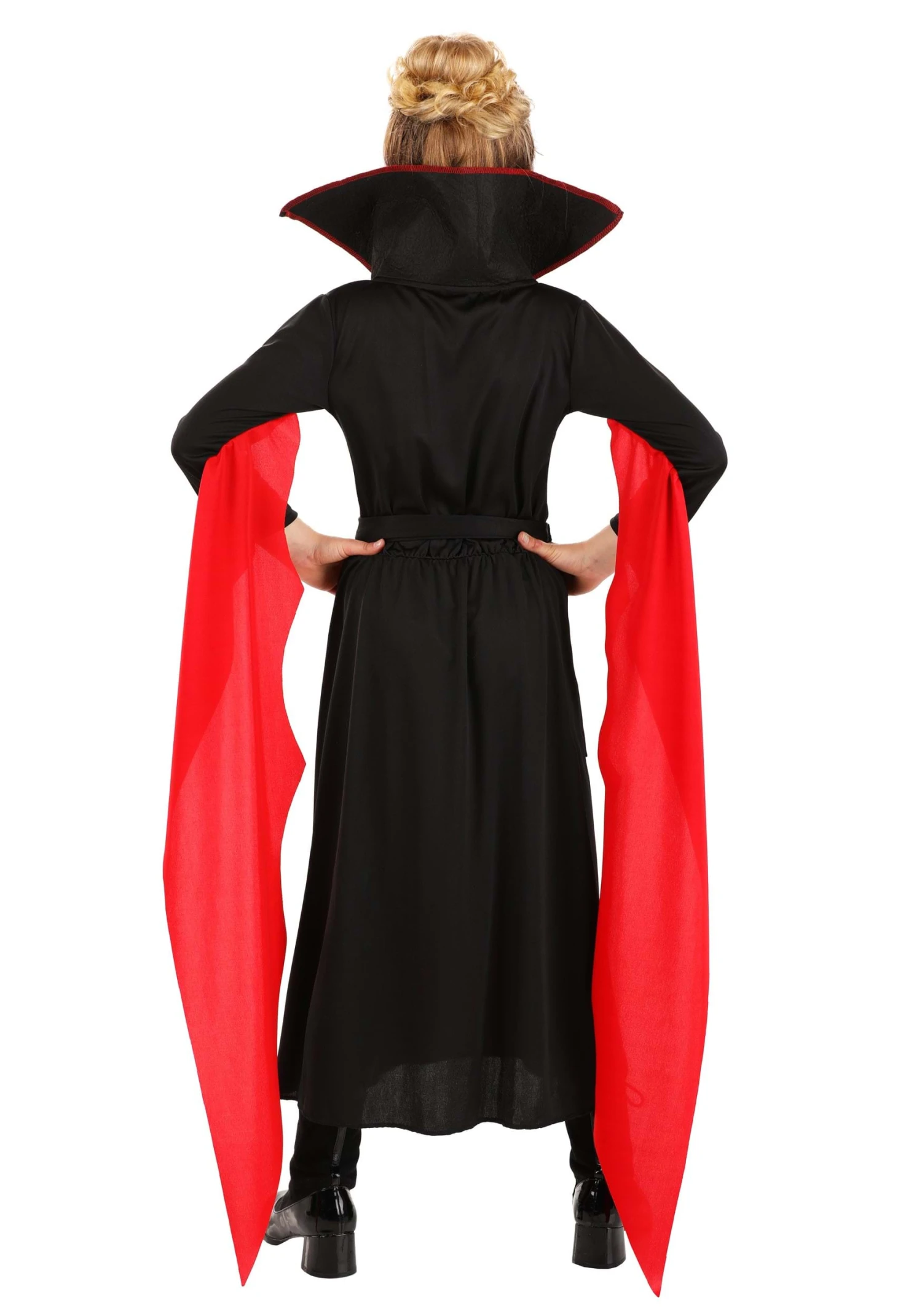 Girl's Queen Vampire Costume Dress 2 Girl's Queen Vampire Costume Dress - Image 2