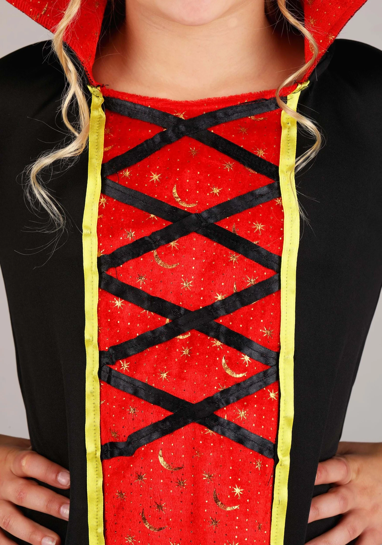 Girl's Queen Vampire Costume Dress 3 Girl's Queen Vampire Costume Dress - Image 3