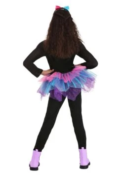 Rainbow Skeleton Girls Costume 3 Rainbow Skeleton Girls Costume -Halloween Night Deals Store girls rainbow skeleton alt 1