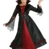 Victorian Vampiress Costume For Girls