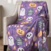 Halloween Mischief Comfy Throw Blanket