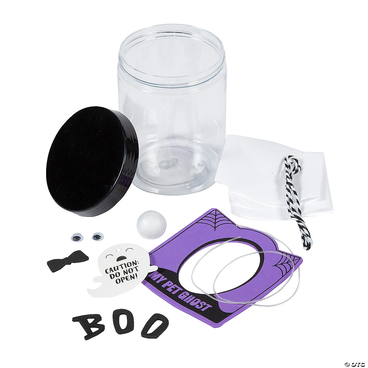 Halloween Pet Ghost In Jar Craft Kit - Makes 6 2 Halloween Pet Ghost In Jar Craft Kit - Makes 6 - Image 2