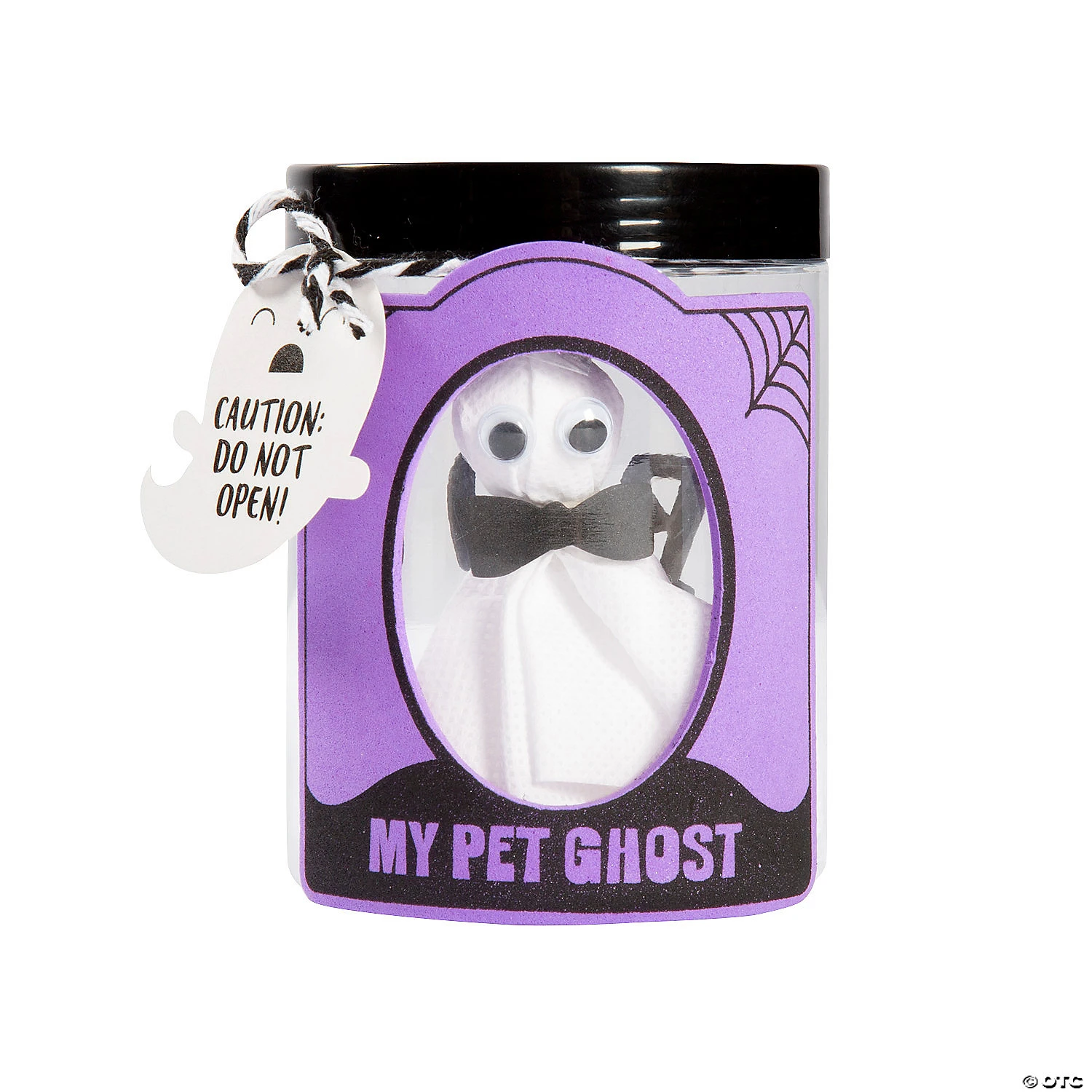 Halloween Pet Ghost In Jar Craft Kit - Makes 6 1 Halloween Pet Ghost In Jar Craft Kit - Makes 6