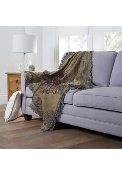 Marauders Map Harry Potter Tapestry Throw -Halloween Night Deals Store harry potter marauders map tapestry throw alt 3