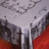 Fun World Lace Haunted House Decorative Tablecloth