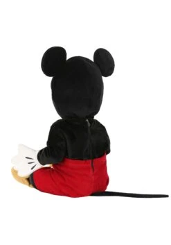 Snuggly Disney Mickey Mouse Baby Costume -Halloween Night Deals Store infant snuggly mickey mouse costume alt 2
