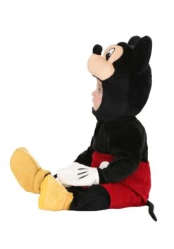Snuggly Disney Mickey Mouse Baby Costume -Halloween Night Deals Store infant snuggly mickey mouse costume alt 3