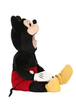 Snuggly Disney Mickey Mouse Baby Costume -Halloween Night Deals Store infant snuggly mickey mouse costume alt 4