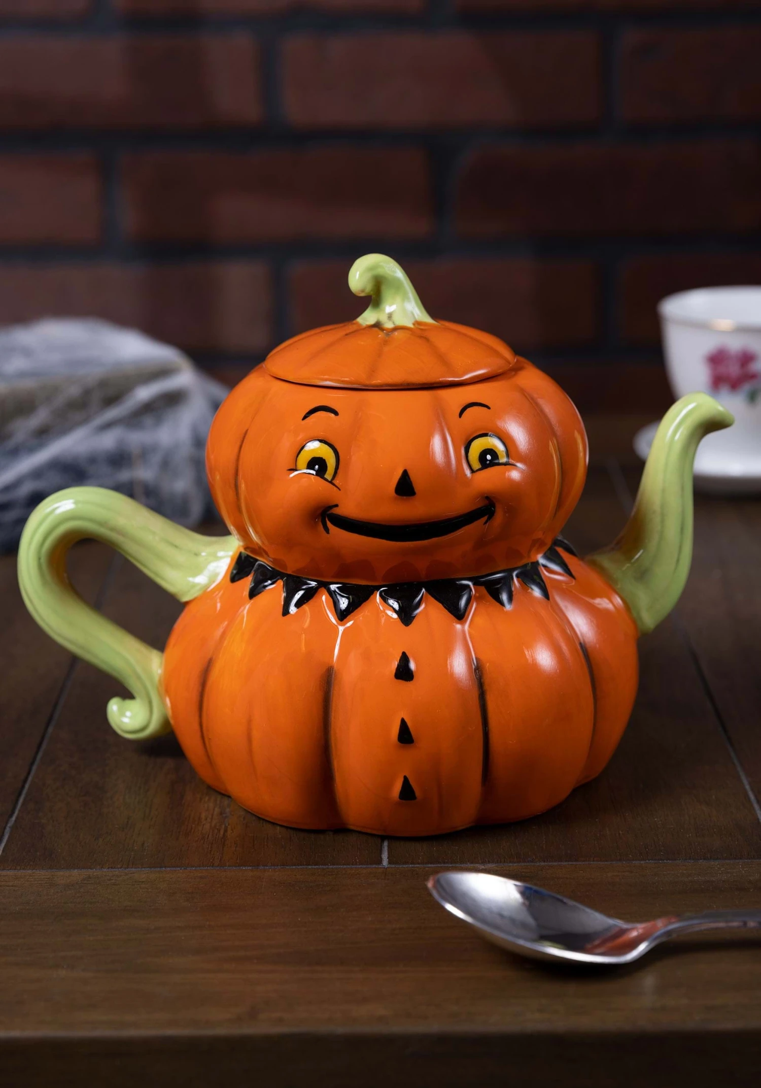 Johanna Parker Jack 'O Lantern Tea Pot Decoration 1 Johanna Parker Jack 'O Lantern Tea Pot Decoration