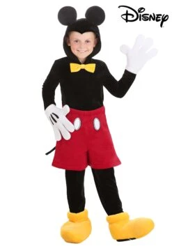 Disney Deluxe Mickey Mouse Costume For Kids -Halloween Night Deals Store kids deluxe mickey mouse costume alt 7