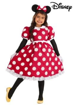 Deluxe Disney Minnie Mouse Costume For Girls 8 Deluxe Disney Minnie Mouse Costume For Girls -Halloween Night Deals Store kids deluxe minnie mouse costume alt 3