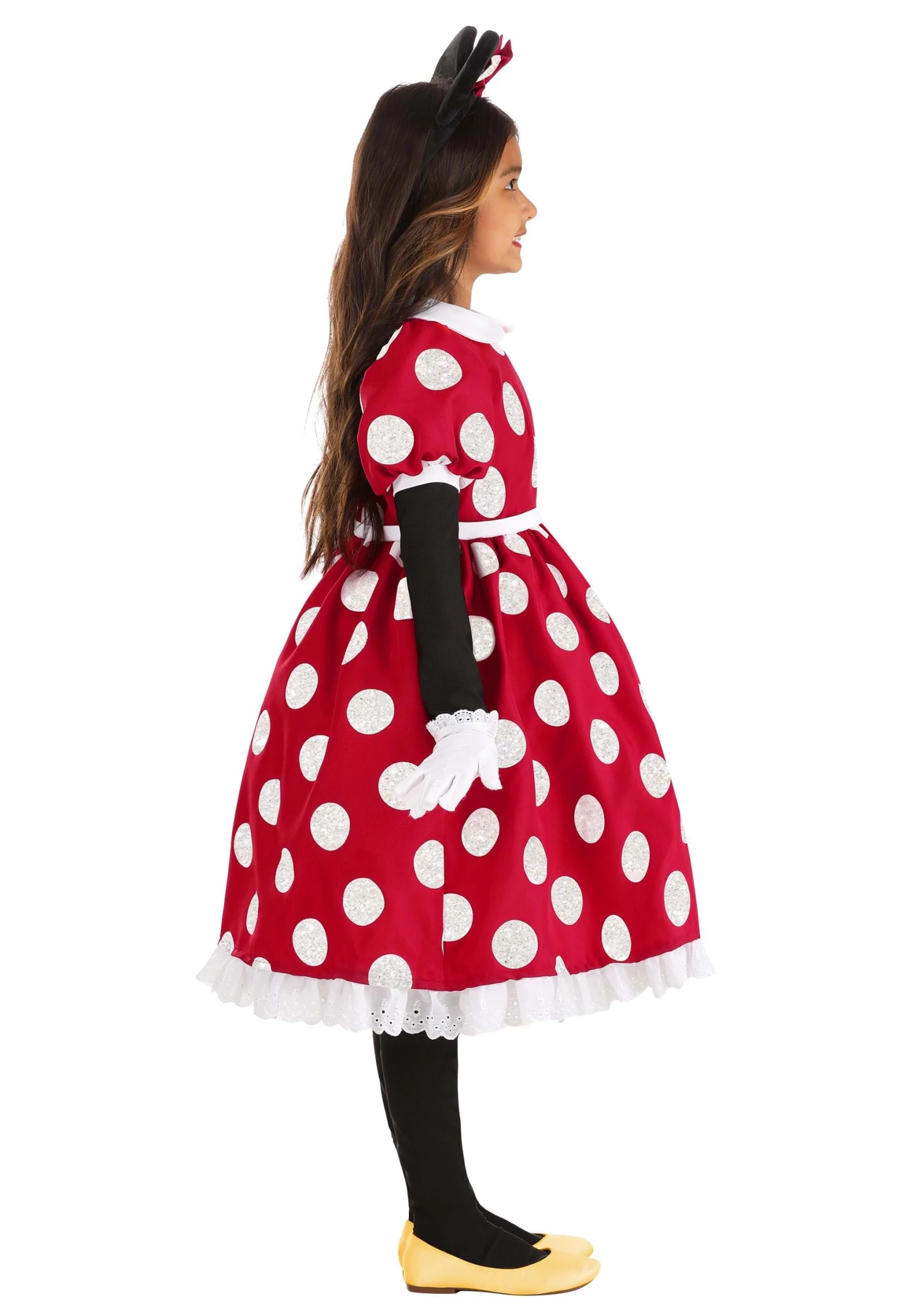 Deluxe Disney Minnie Mouse Costume For Girls 6 Deluxe Disney Minnie Mouse Costume For Girls - Image 6