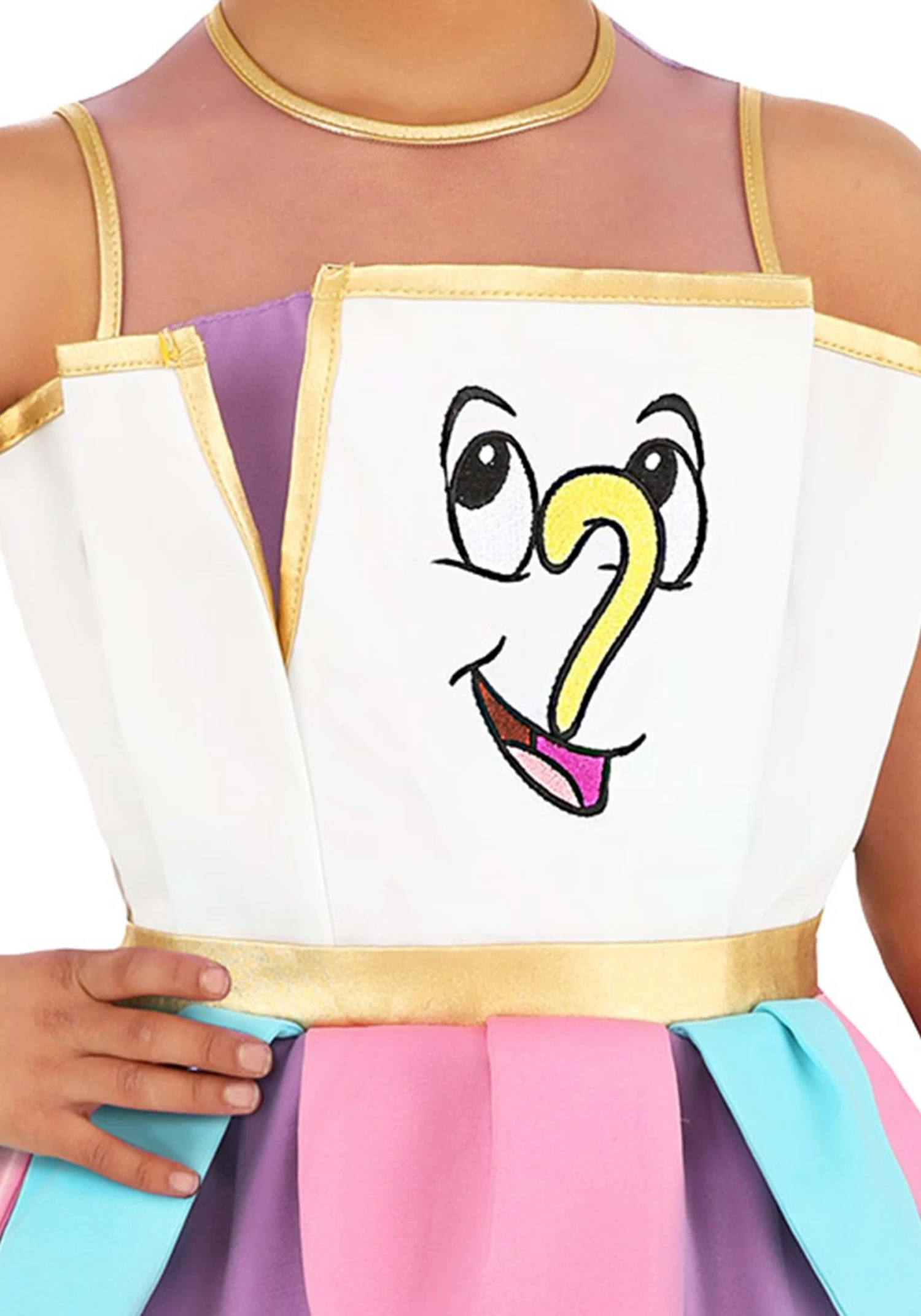 Girl's Disney Beauty And The Beast Chip Costume Dress 5 Girl's Disney Beauty And The Beast Chip Costume Dress - Image 5