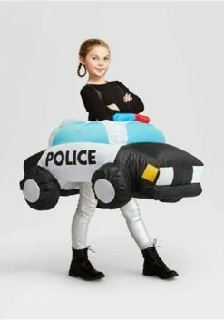 Inflatable Police Car Kids Costume