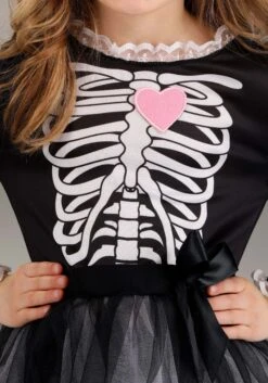 Skeleton Dress Costume For Kids 7 Skeleton Dress Costume For Kids -Halloween Night Deals Store kids skeleton dress costume alt 2