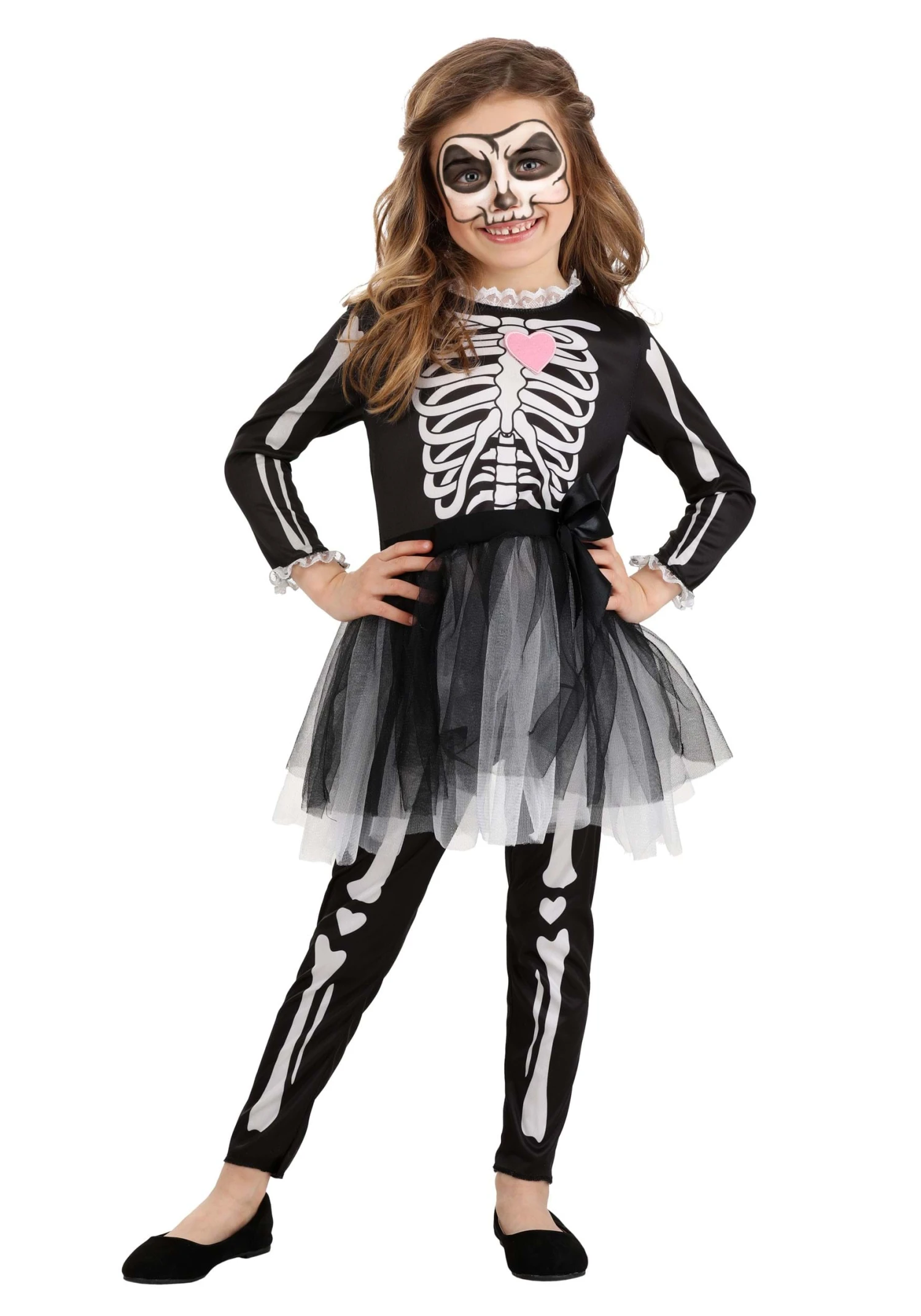 Skeleton Dress Costume For Kids 1 Skeleton Dress Costume For Kids