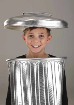 Kid's Trash Can Costume -Halloween Night Deals Store kids trash can costume alt 2