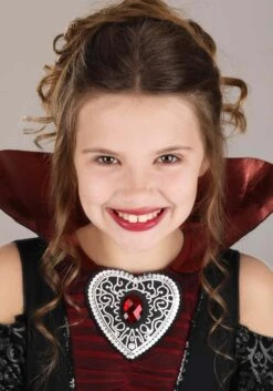 Vampire Queen Costume Dress For Girls 8 Vampire Queen Costume Dress For Girls -Halloween Night Deals Store kids vampire queen costume alt 1