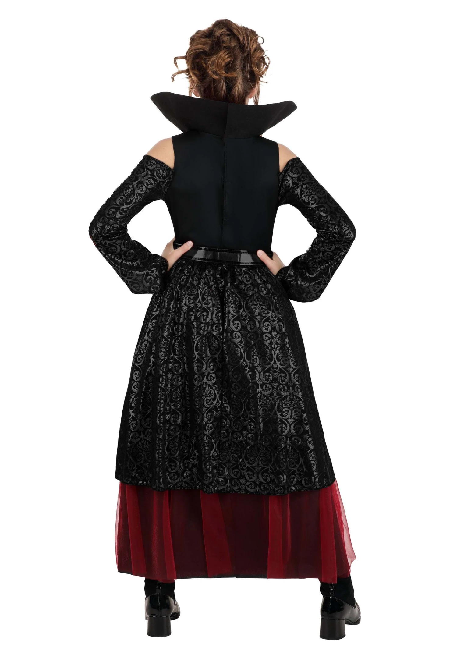 Vampire Queen Costume Dress For Girls 6 Vampire Queen Costume Dress For Girls - Image 6